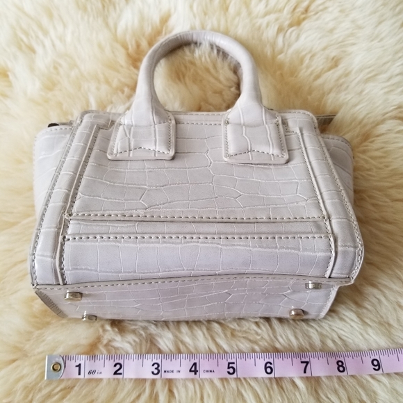 NWOT Zara Animal Print Mini City Bag Grey - Picture 5 of 13